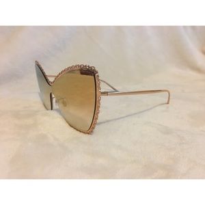 DOLCE & GABBANA - Filigree- Trim Shield Sunglasses